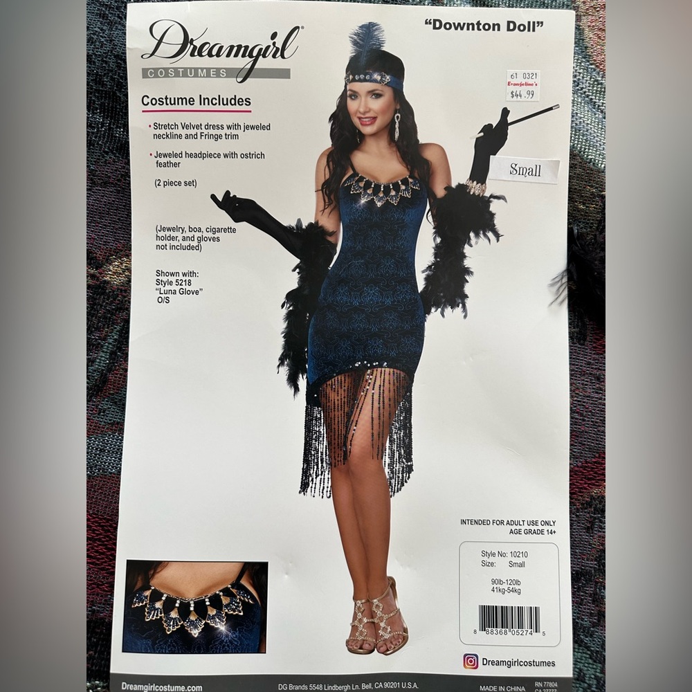 1920’s Flapper/ Roaring 20’s Halloween costume 👻